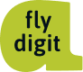 Fly digit logo